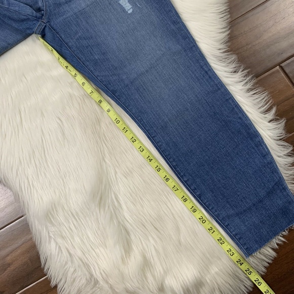 J. Crew 9" High Rise Toothpick Skinny Denim Jeans - Picture 4 of 8